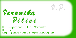 veronika pilisi business card